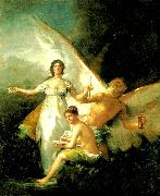 Francisco de Goya, spanien, tiden och historien